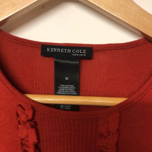 Kenneth Cole New York Burnt Orange Tank Top - Picture 3 of 6